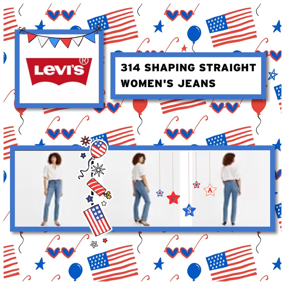 Levi’s Women’s 314 Straight Jeans